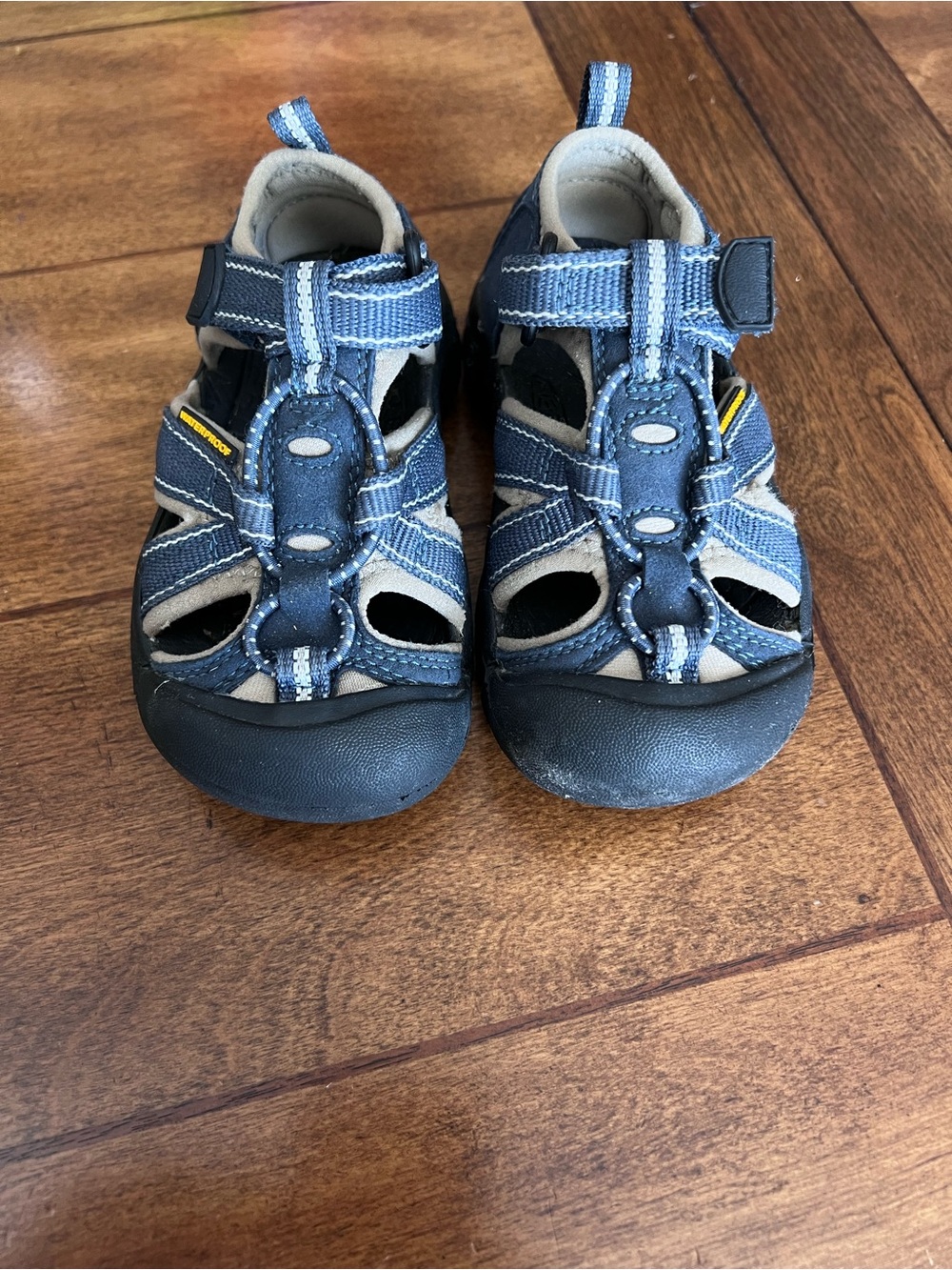 Keen Kids Navy Blue and Black Closed-Toe Outdoor Sandals